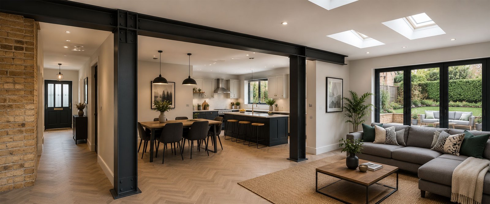 Steel & Open-Plan